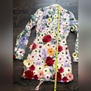 Backless Flower dress, size L